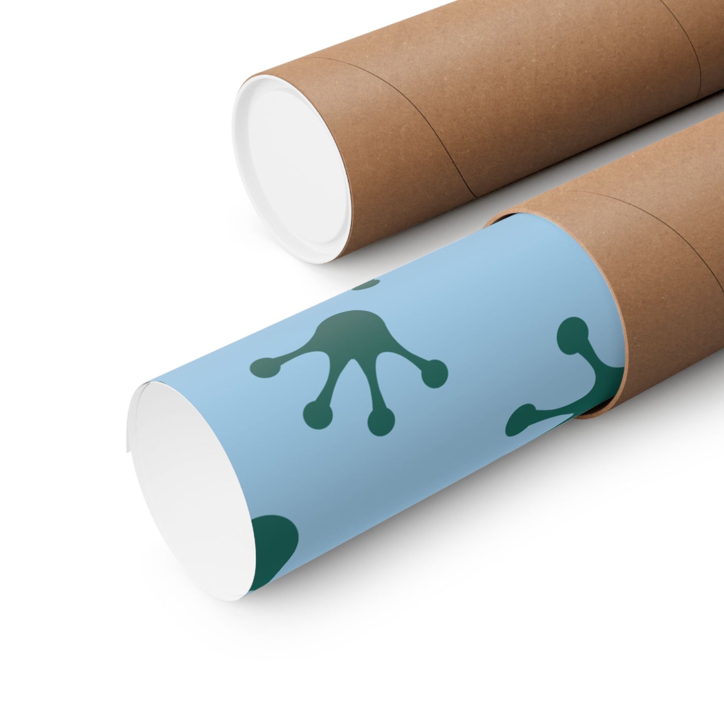 Frog Pattern Matte Vertical Posters, Wall Art, Kids Room Decor, Nursery Decor, Eco-Friendly Art, Unique Gift Idea