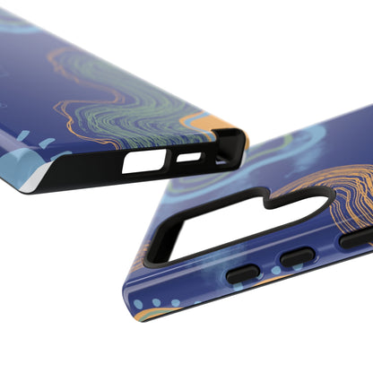 Artistic Phone Case, Abstract Phone Cover, Gift for Her, Modern Design, Boho Phone Case, Unique Phone Accessories