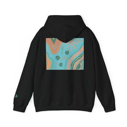 Chic Abstract Art Hoodie for Comfort & Style, Unisex Pullover, Cozy Sweatshirt, Trendy Gift for Art Lovers, Casual Outfit Must-Have