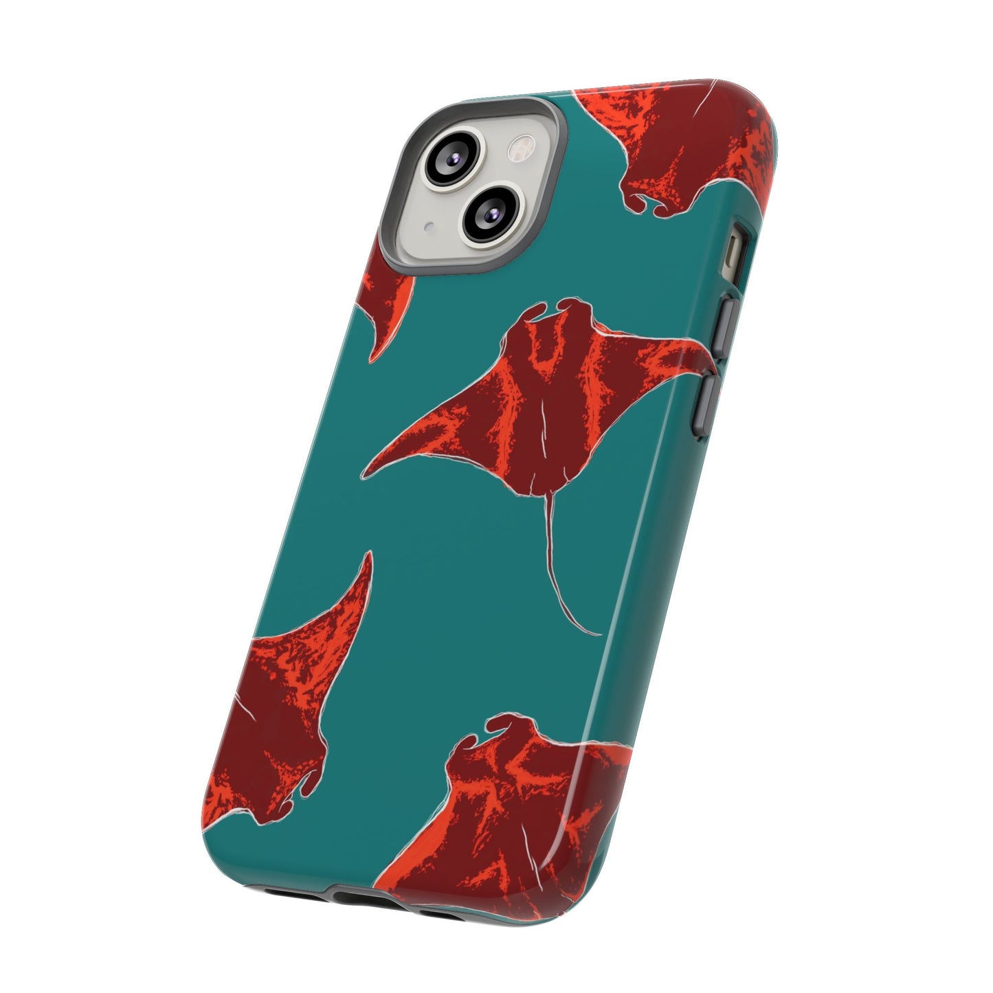 Manta Ray Phone Case, Tropical Phone Cover, Ocean Vibe Accessories, Summer Gift Idea, Marine Animal Merchandise
