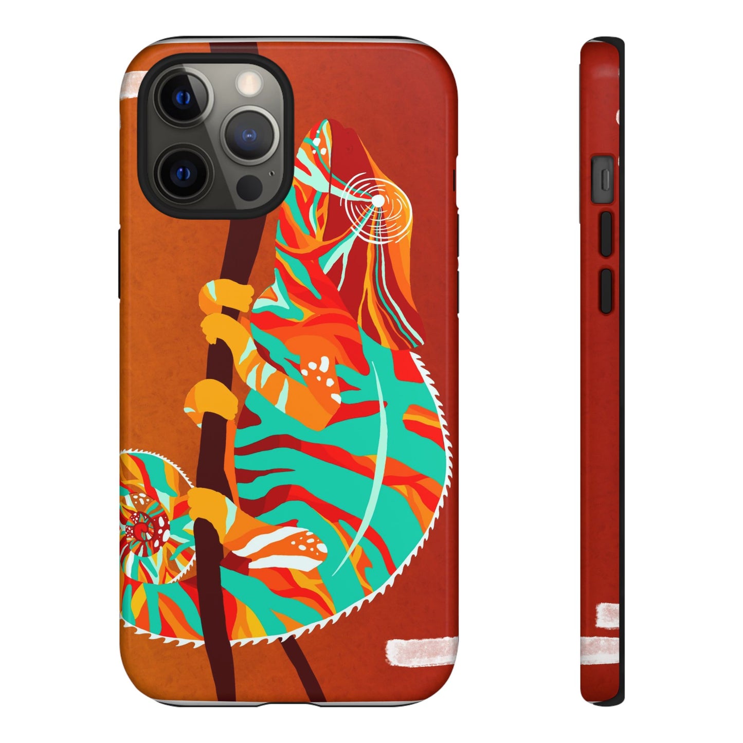 Chameleon Phone Case - Vibrant Artistic Design, Tough Cases for Animal Lovers, Unique Gift, Eco-Friendly Protection