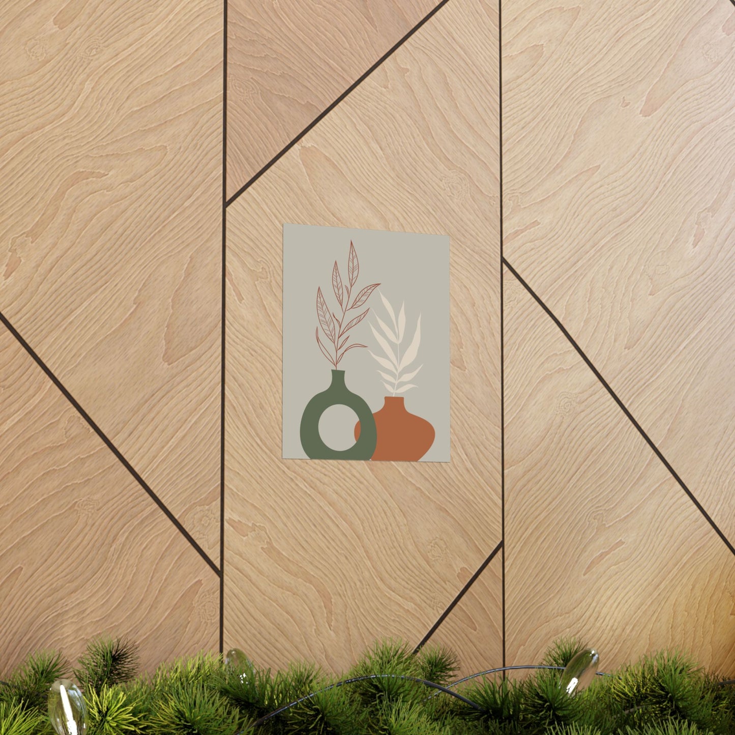 Decorative Wall Art Prints, Modern Home Decor, Botanical Prints, Minimalist Poster Art, Gift for Plant Lovers