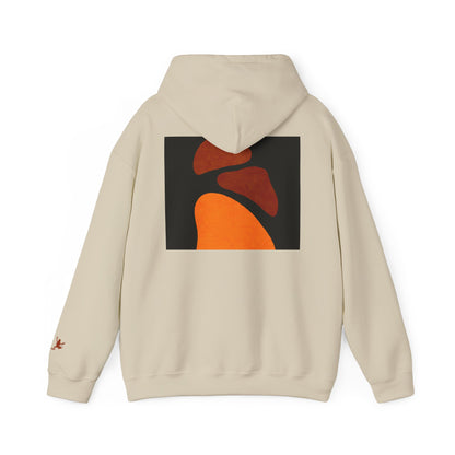 Artistic Unisex Hooded Sweatshirt - Cozy Streetwear, Casual Outfit, Perfect Gift, Fall Fashion, Graphic Hoodie