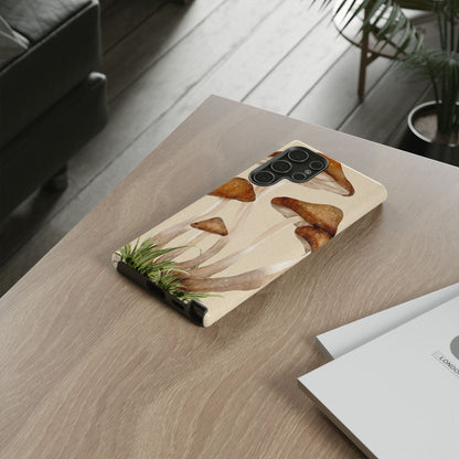 Mushroom Phone Case - Nature Lover, Eco-Friendly Gift, Cute Cell Phone Cover, Aesthetic Tech Accessory, Unique Fall Decor, Artsy Phone Cases, Cute, Gift for Her, Nature-inspired Designs, Durable Cases