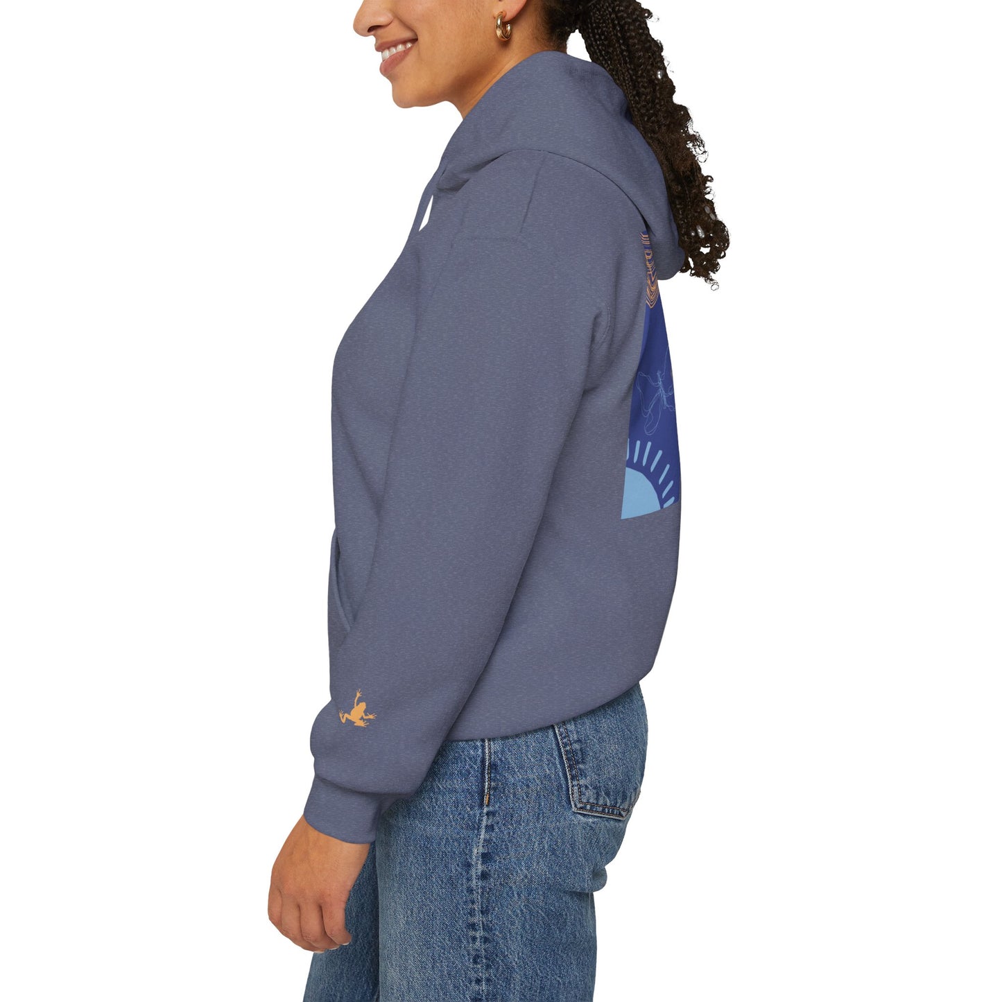 Unisex Heavy Blend™ Hooded Sweatshirt - Cozy Everyday Comfort, Perfect Gift for Nature Lovers and Art Enthusiasts