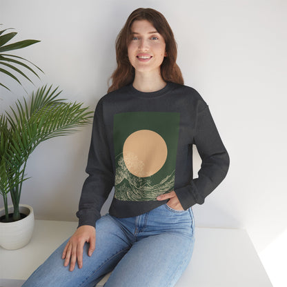 Nature-Inspired Unisex Crewneck Sweatshirt, Cozy Casual Wear, Gift for Outdoor Lovers, Perfect for Fall and Winter