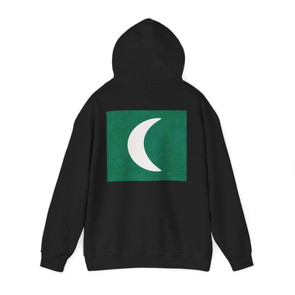 Zen Frog Hooded Sweatshirt - Cozy Unisex Hoodie, Casual Wear, Spring Fashion, Unique Gifts, Streetwear Style, Simple Moon Design, Gift for Him, Gift for Her