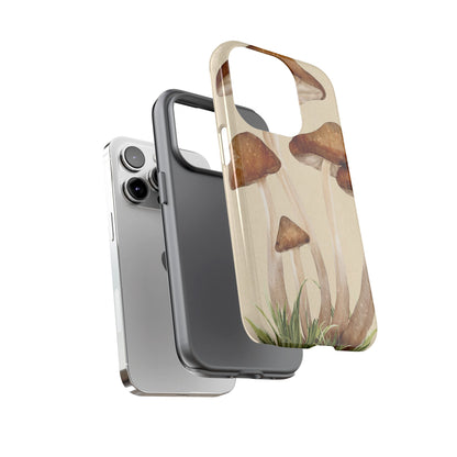 Mushroom Phone Case - Nature Lover, Eco-Friendly Gift, Cute Cell Phone Cover, Aesthetic Tech Accessory, Unique Fall Decor, Artsy Phone Cases, Cute, Gift for Her, Nature-inspired Designs, Durable Cases