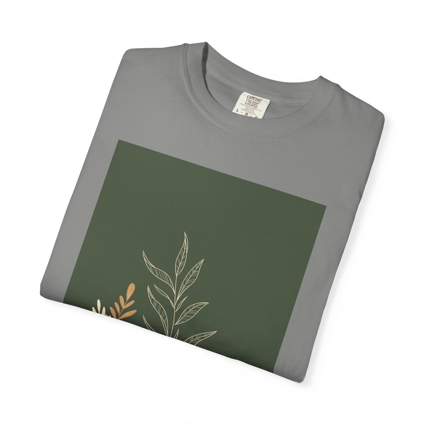 Earthy Bohemian T-Shirt with Botanical Design, Casual Tee for Nature Lovers, Gift for Plant Enthusiasts, Eco-Friendly Fashion, Everyday Wear