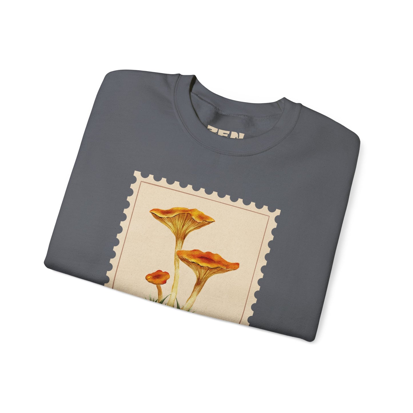 Vintage Floral Crewneck Sweatshirt, Cozy Fall Wear, Unisex Gift, Mushroom Art Apparel, Nature Lover Outfit, Comfy Mushroom Crewneck, Vintage Style