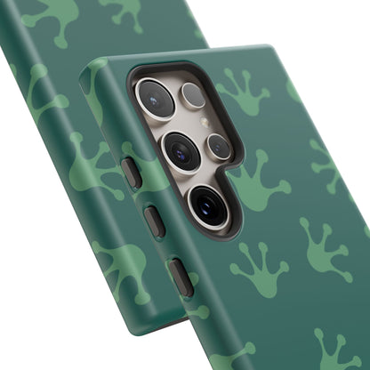 Frog Print Phone Case, Nature Lover Gift, Eco-Friendly Cover, Fun Green Design, Unique Frog Accessories