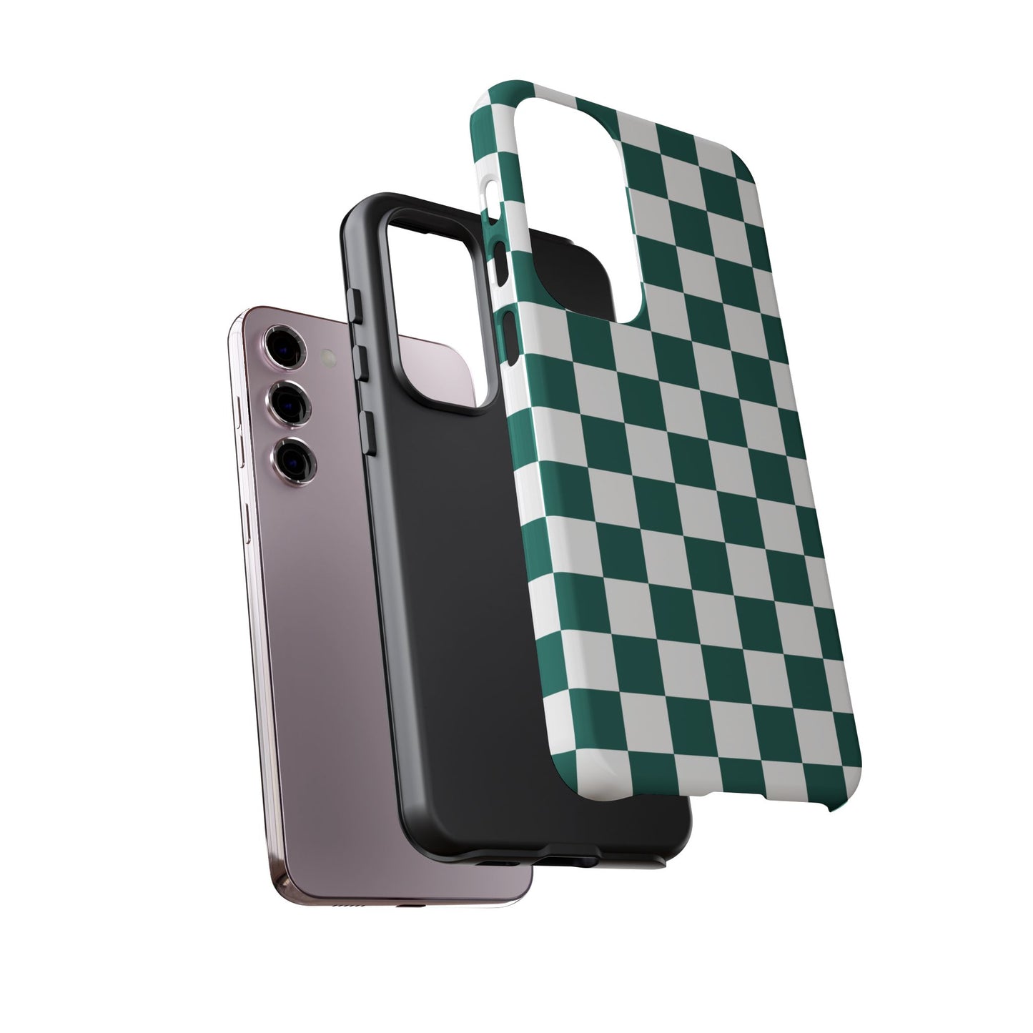 Stylish Checkered Phone Case, Protective Cover, Unique Gift, Trendy Accessory, Customizable Design, Ideal for All Ages