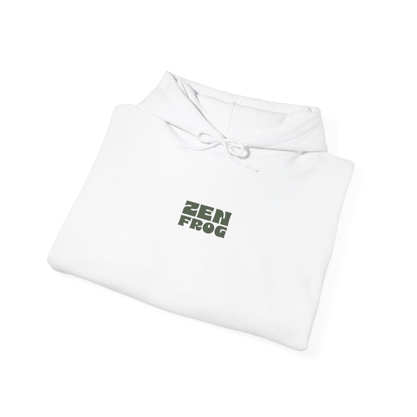 Zen Frog Unisex Hoodie | Relaxed Fashion, Cozy Sweatshirt, Unique Gift, Chill Vibes, Spring and Summer Style