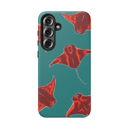 Manta Ray Phone Case, Tropical Phone Cover, Ocean Vibe Accessories, Summer Gift Idea, Marine Animal Merchandise