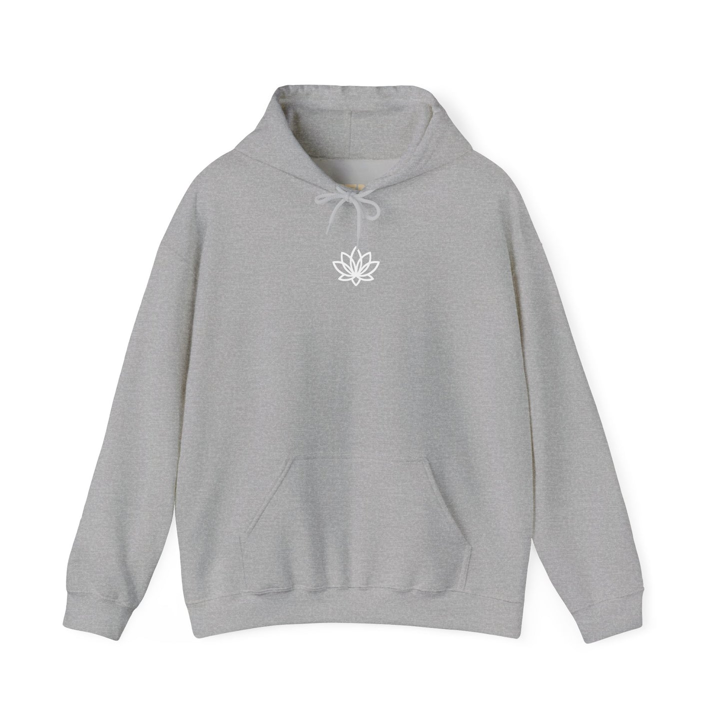 Lotus Flower Unisex Hoodie: Cozy Sweatshirt, Gift for Yoga Lovers, Meditation Apparel, Casual Streetwear, Nature-Inspired Wear, Artsy Collage, Cool Crewnecks