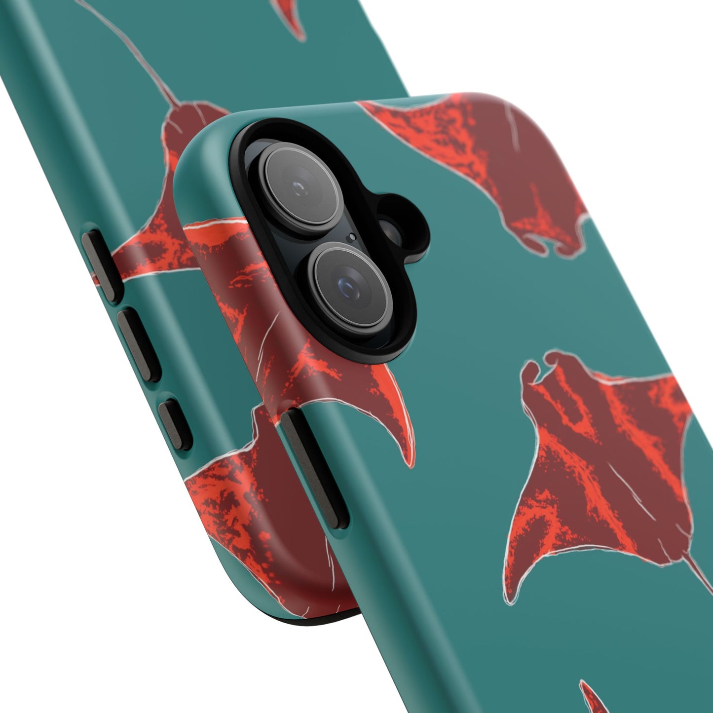 Manta Ray Phone Case, Tropical Phone Cover, Ocean Vibe Accessories, Summer Gift Idea, Marine Animal Merchandise