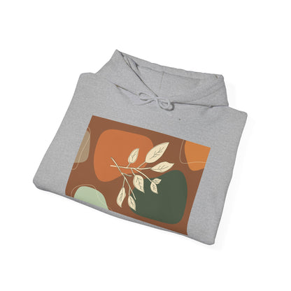 Botanical Design Unisex Hoodie, Cozy Sweatshirt for Nature Lovers, Gift for Friends, Autumn Fashion, Comfortable Casual Wear
