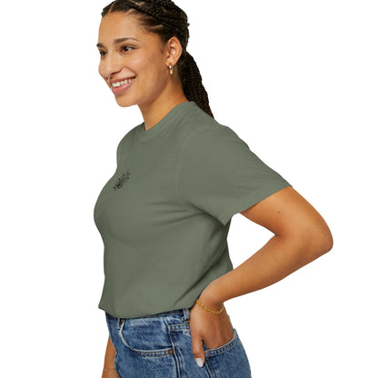 Lotus Bloom Unisex T-shirt, Soft Cotton Tee, Spiritual Gift, Meditation Wear, Casual Daily Outfit, Nature Lover Apparel