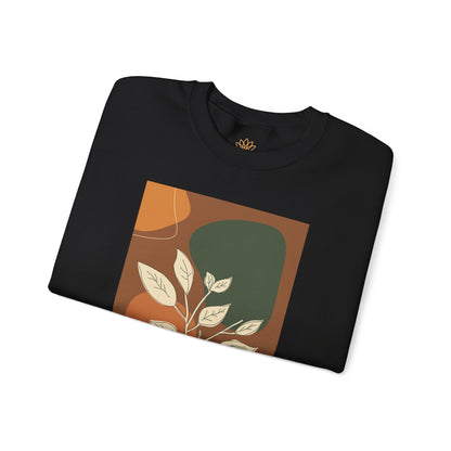 Botanical Print Crewneck Sweatshirt | Cozy Unisex Sweatshirt, Fall Fashion, Casual Wear, Gift for Her, Botanical Art