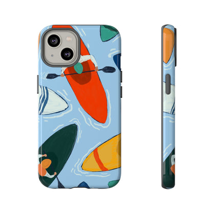Kayak Phone Case - Tough Cases for Outdoor Enthusiasts, Birthday Gifts, Adventure Gear, Kayaking Accessories, Nature Lover Decor, Artsy Phone Cases
