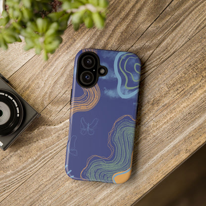 Artistic Phone Case, Abstract Phone Cover, Gift for Her, Modern Design, Boho Phone Case, Unique Phone Accessories