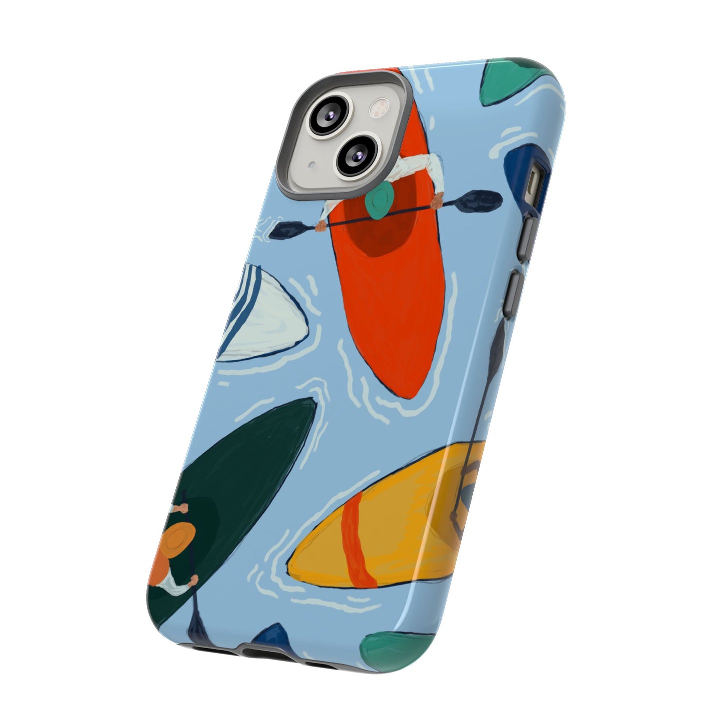 Kayak Phone Case - Tough Cases for Outdoor Enthusiasts, Birthday Gifts, Adventure Gear, Kayaking Accessories, Nature Lover Decor, Artsy Phone Cases
