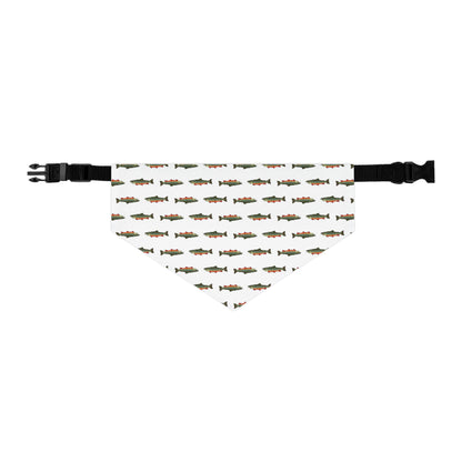 Fishing-Themed Pet Bandana Collar for Dog Lovers, Dog Accessory, Pet Fashion, Outdoor Adventure, Gift for Pet Owners
