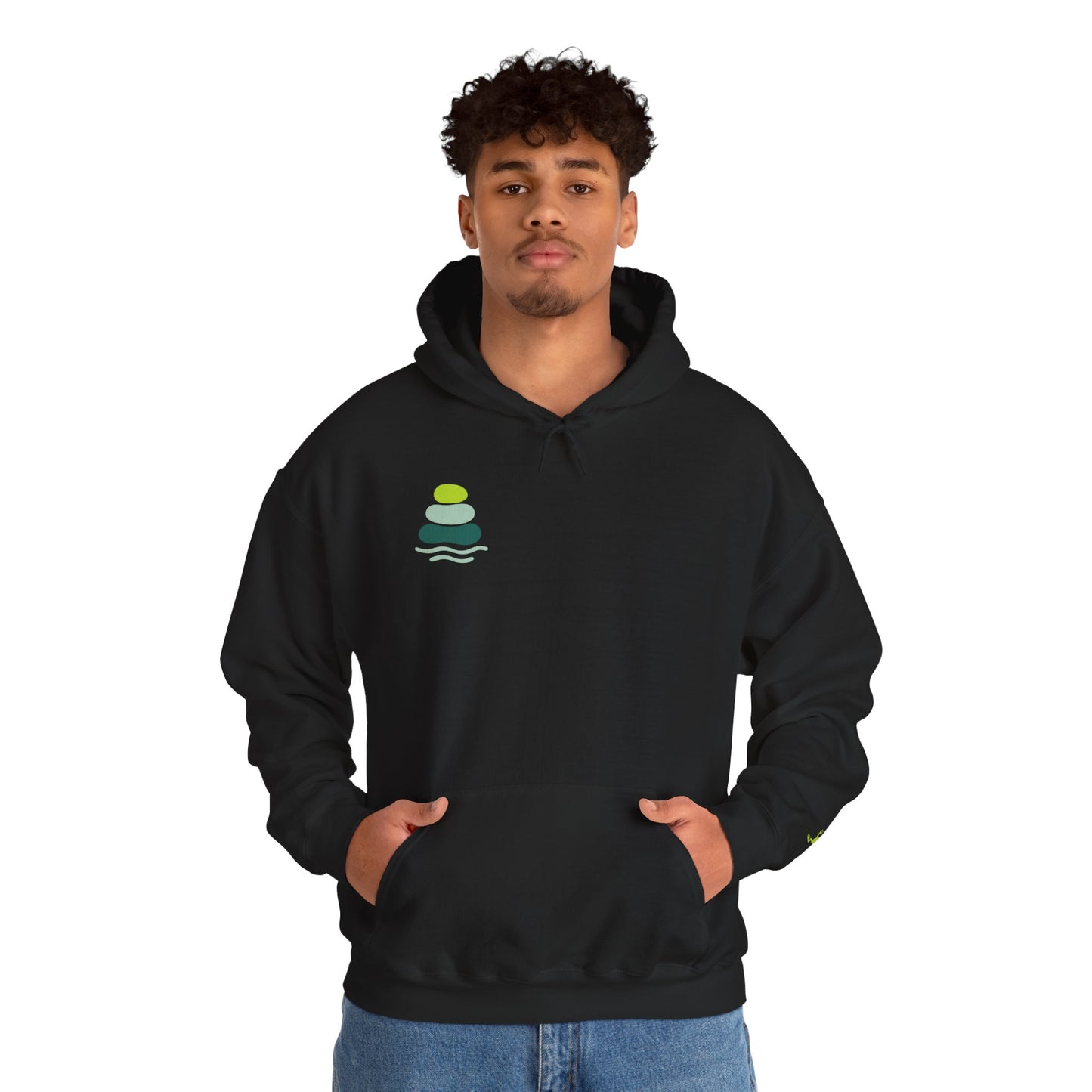 Nature-Inspired Unisex Hooded Sweatshirt, Comfortable Pullover, Casual Clothing, Eco-Friendly Gift, Chill Vibe Hoodie, Relaxing Outfit