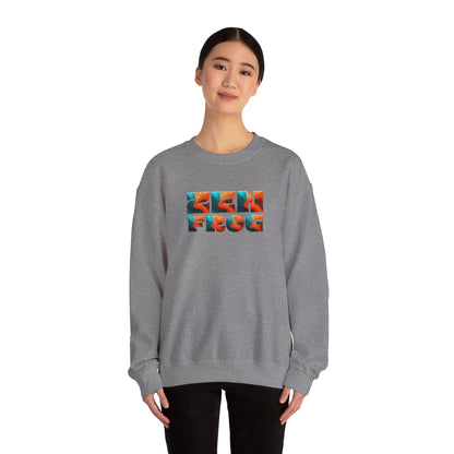 Zen Frog Crewneck Sweatshirt, Cozy Unisex Sweatshirt, Relaxed Fit Fashion, Perfect Gift for Friends, Everyday Style, Casual Wear, Simple Moon Design, Gift for Him, Gift for Her