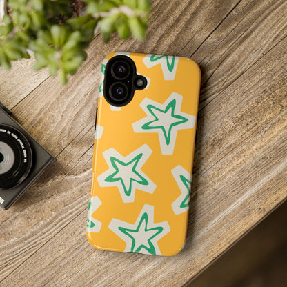 Retro Star Pattern Phone Case | Tough Cases, Colorful Cover for Phones, Phone Accessories, Gift for Her, Trendy Cases