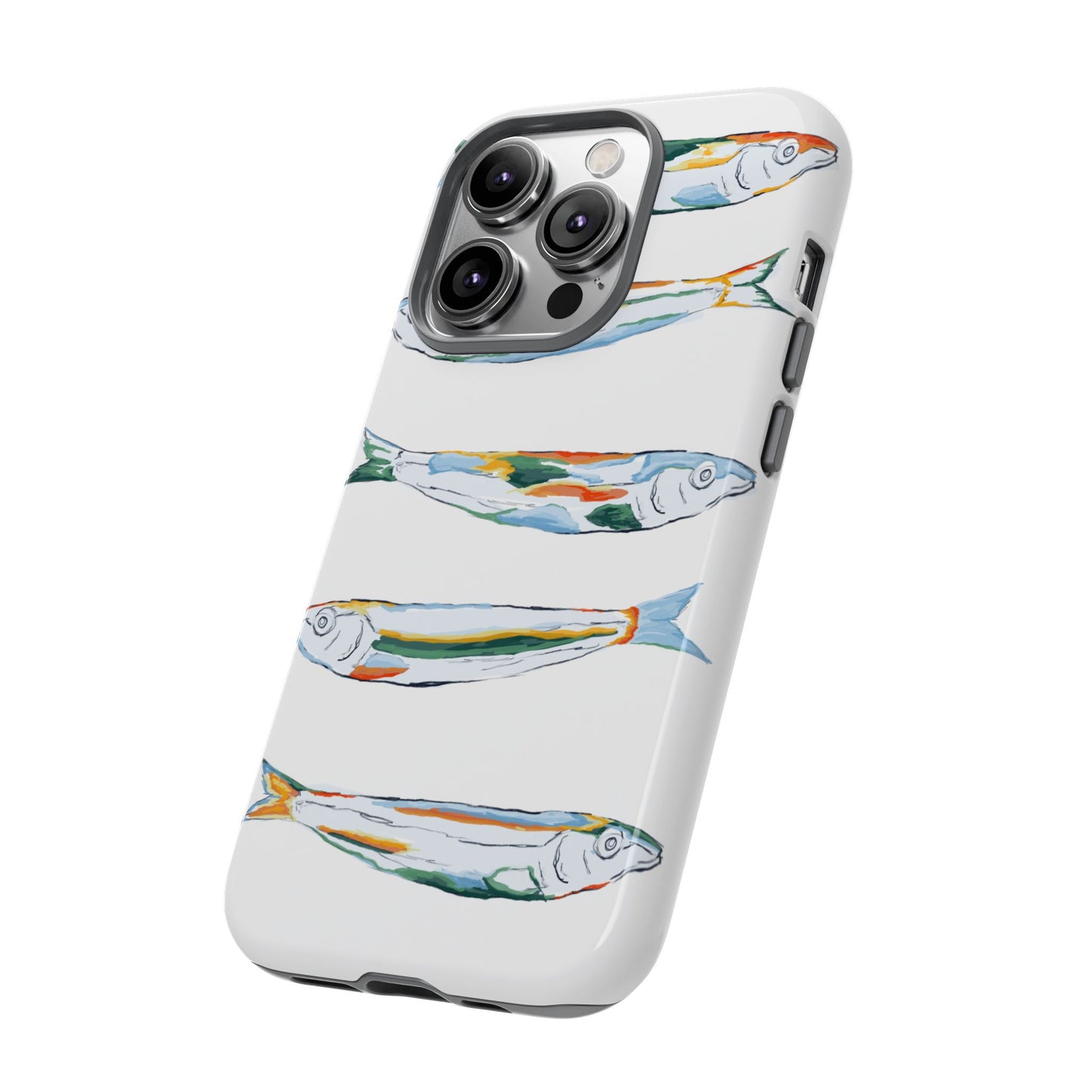 Tough Cases – Artistic Fish Design Phone Case, Unique Gift for Aquatic Lovers, Perfect for Birthdays, Holidays, and Everyday Use, Quirky Cases, Fun Phone Cases