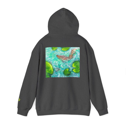 Nature-Inspired Unisex Hooded Sweatshirt, Comfortable Pullover, Casual Clothing, Eco-Friendly Gift, Chill Vibe Hoodie, Relaxing Outfit