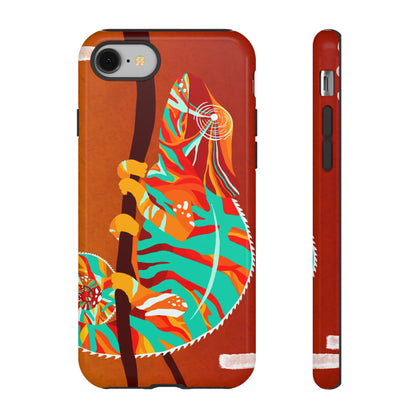 Chameleon Phone Case - Vibrant Artistic Design, Tough Cases for Animal Lovers, Unique Gift, Eco-Friendly Protection