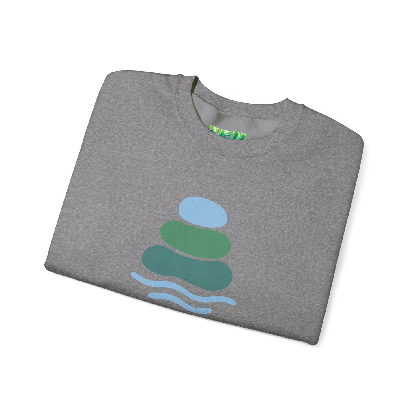 Serene Balance Crewneck Sweatshirt, Cozy Layering Piece, Casual Everyday Wear, Ideal for Relaxation, Gift for Mindfulness Enthusiasts