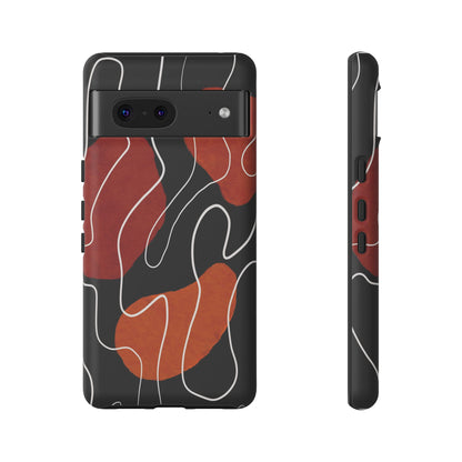 Stylish Phone Case with Abstract Design, Tough Cases for Modern Life, Trendy Phone Accessory, Unique Gift Idea, Holiday Present