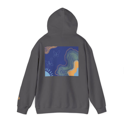 Unisex Heavy Blend™ Hooded Sweatshirt - Cozy Everyday Comfort, Perfect Gift for Nature Lovers and Art Enthusiasts