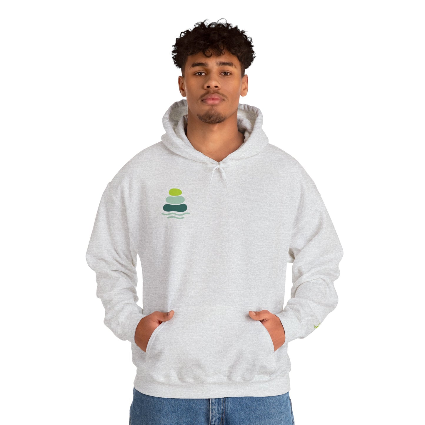 Nature-Inspired Unisex Hooded Sweatshirt, Comfortable Pullover, Casual Clothing, Eco-Friendly Gift, Chill Vibe Hoodie, Relaxing Outfit
