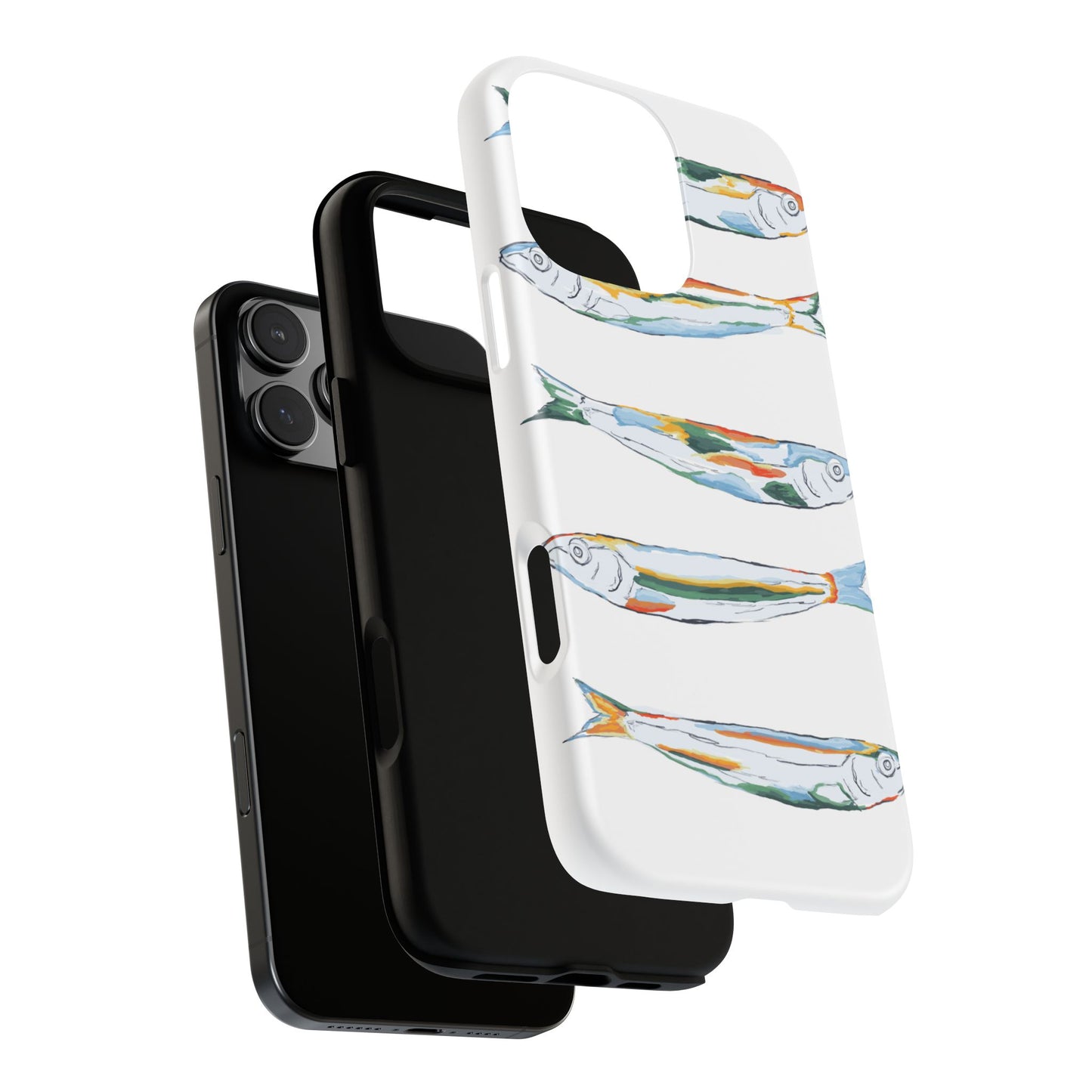 Tough Cases – Artistic Fish Design Phone Case, Unique Gift for Aquatic Lovers, Perfect for Birthdays, Holidays, and Everyday Use, Quirky Cases, Fun Phone Cases