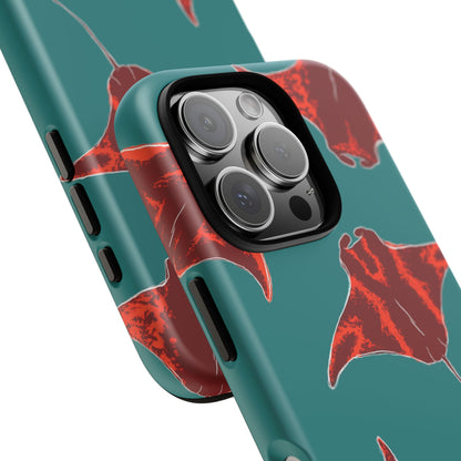 Manta Ray Phone Case, Tropical Phone Cover, Ocean Vibe Accessories, Summer Gift Idea, Marine Animal Merchandise