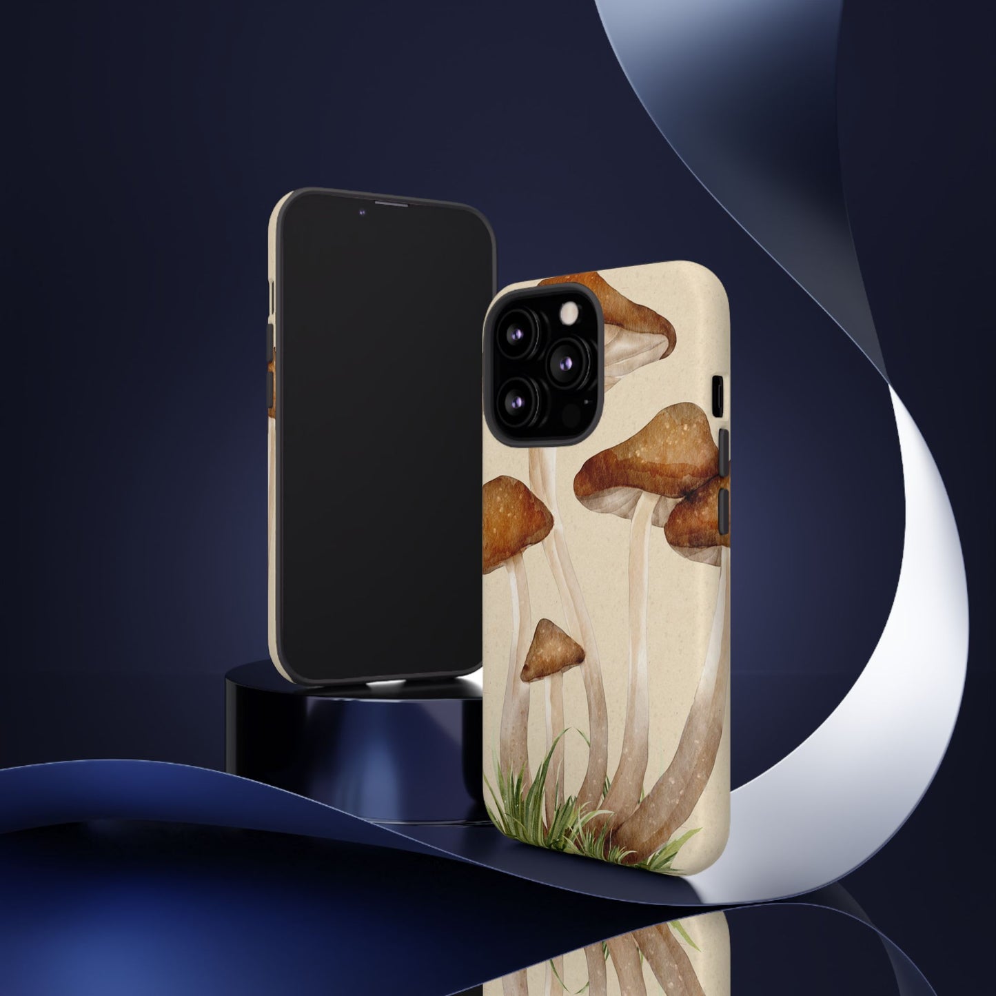 Mushroom Phone Case - Nature Lover, Eco-Friendly Gift, Cute Cell Phone Cover, Aesthetic Tech Accessory, Unique Fall Decor, Artsy Phone Cases, Cute, Gift for Her, Nature-inspired Designs, Durable Cases