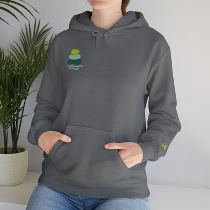 Nature-Inspired Unisex Hooded Sweatshirt, Comfortable Pullover, Casual Clothing, Eco-Friendly Gift, Chill Vibe Hoodie, Relaxing Outfit