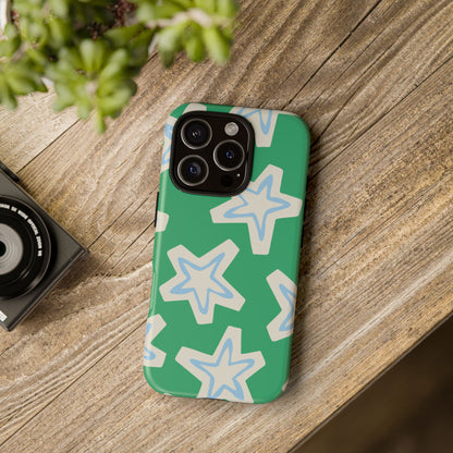 Retro Star Pattern Phone Case | Tough Cases, Colorful Cover for Phones, Phone Accessories, Gift for Her, Trendy Cases