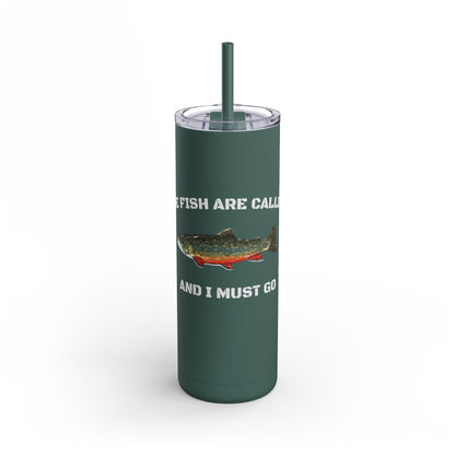 Fishing Lover's 20oz Tumbler - Perfect for Outdoors, Travel, Gifts, Father's Day, Camping, and More!