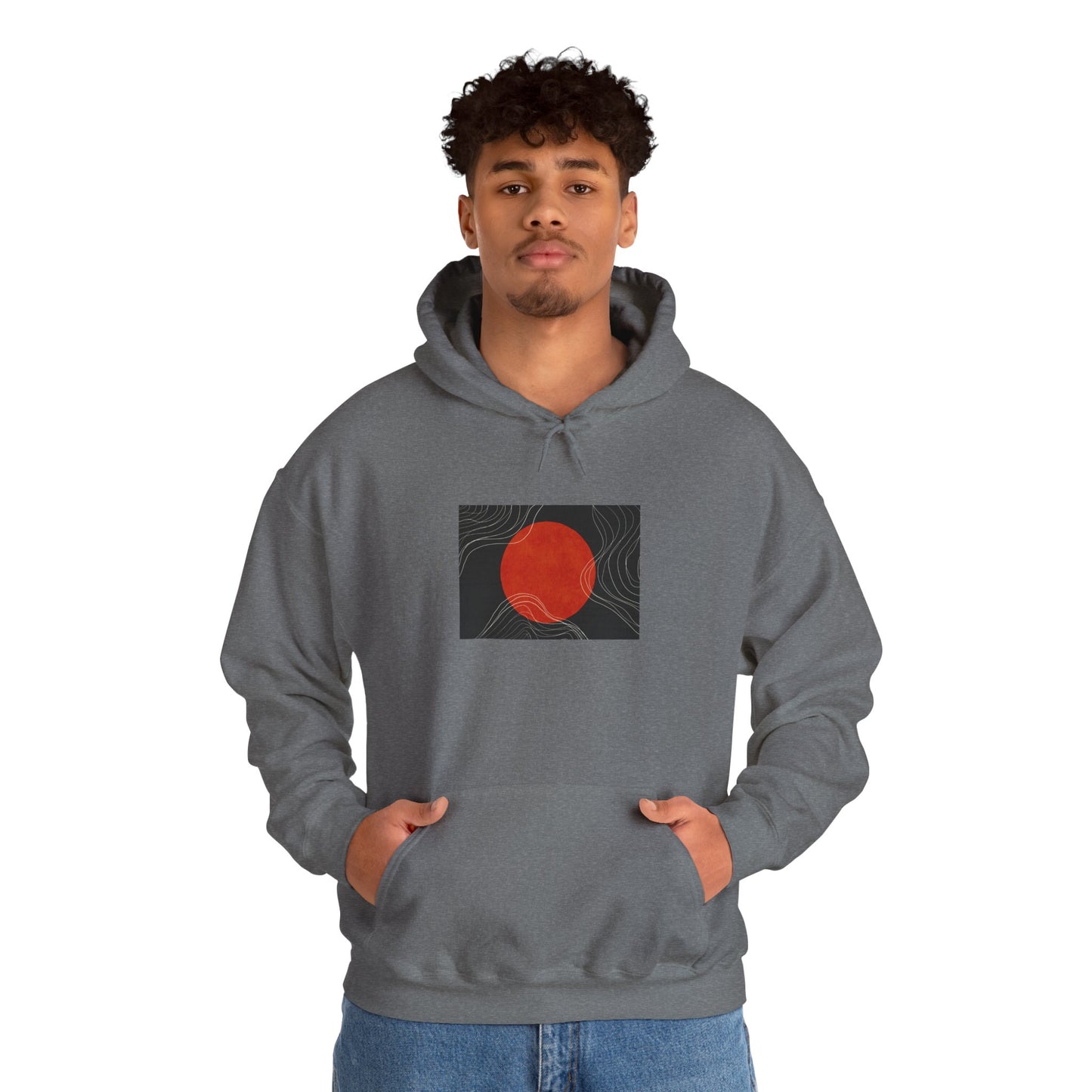 Minimalist Graphic Hoodie for Comfort, Cozy Sweatshirt for Everyday Wear, Trendy Hooded Pullover, Casual Gift for Friends