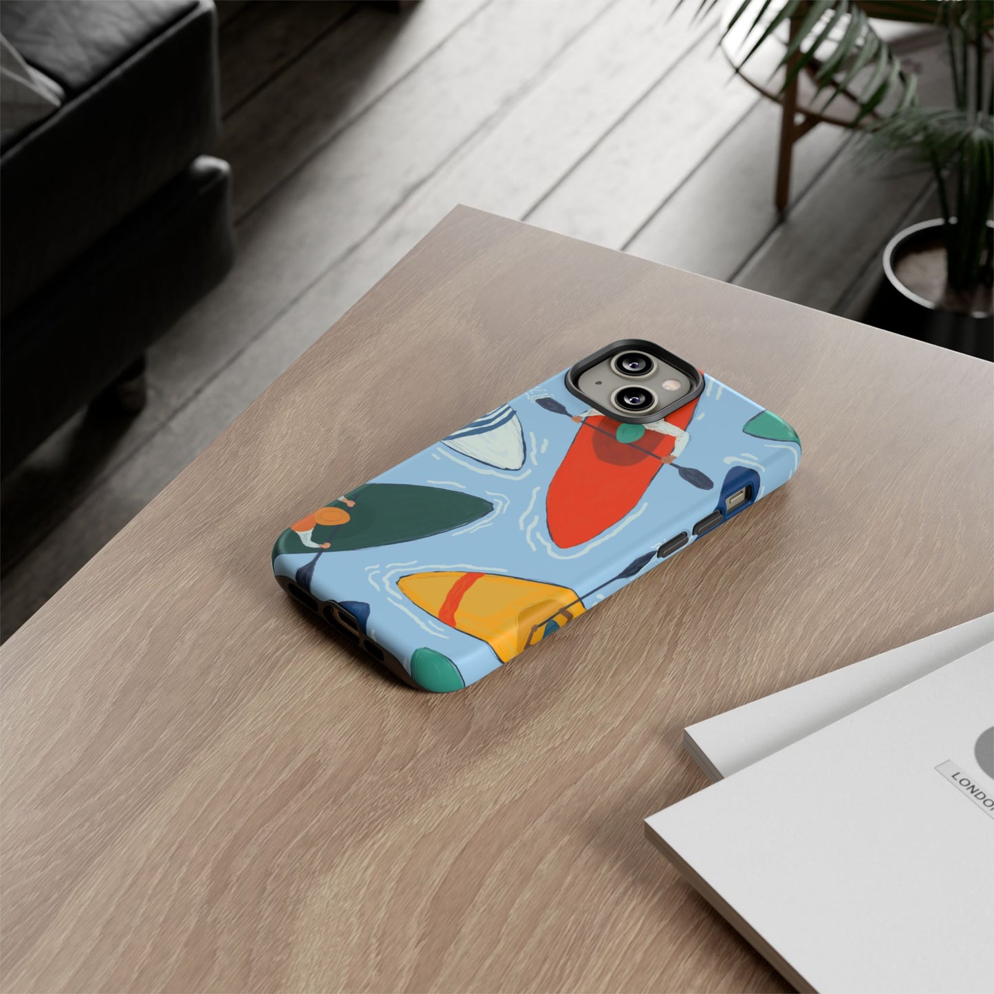 Kayak Phone Case - Tough Cases for Outdoor Enthusiasts, Birthday Gifts, Adventure Gear, Kayaking Accessories, Nature Lover Decor, Artsy Phone Cases