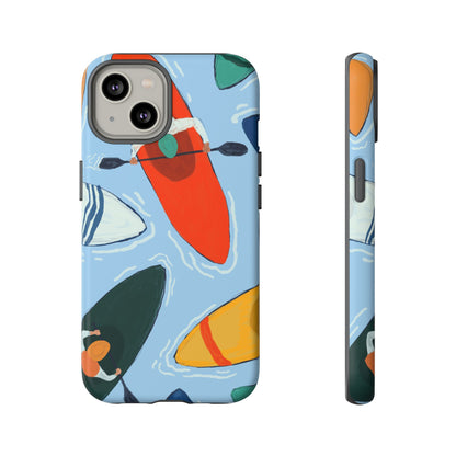 Kayak Phone Case - Tough Cases for Outdoor Enthusiasts, Birthday Gifts, Adventure Gear, Kayaking Accessories, Nature Lover Decor, Artsy Phone Cases