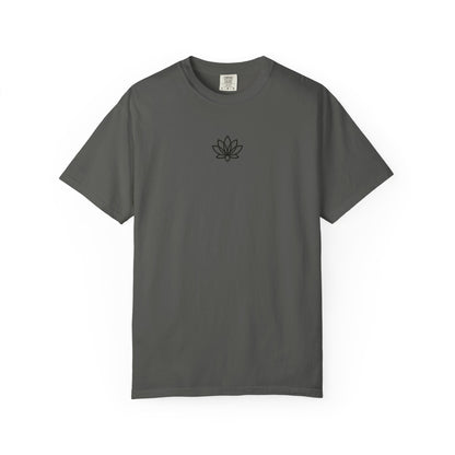 Lotus Bloom Unisex T-shirt, Soft Cotton Tee, Spiritual Gift, Meditation Wear, Casual Daily Outfit, Nature Lover Apparel