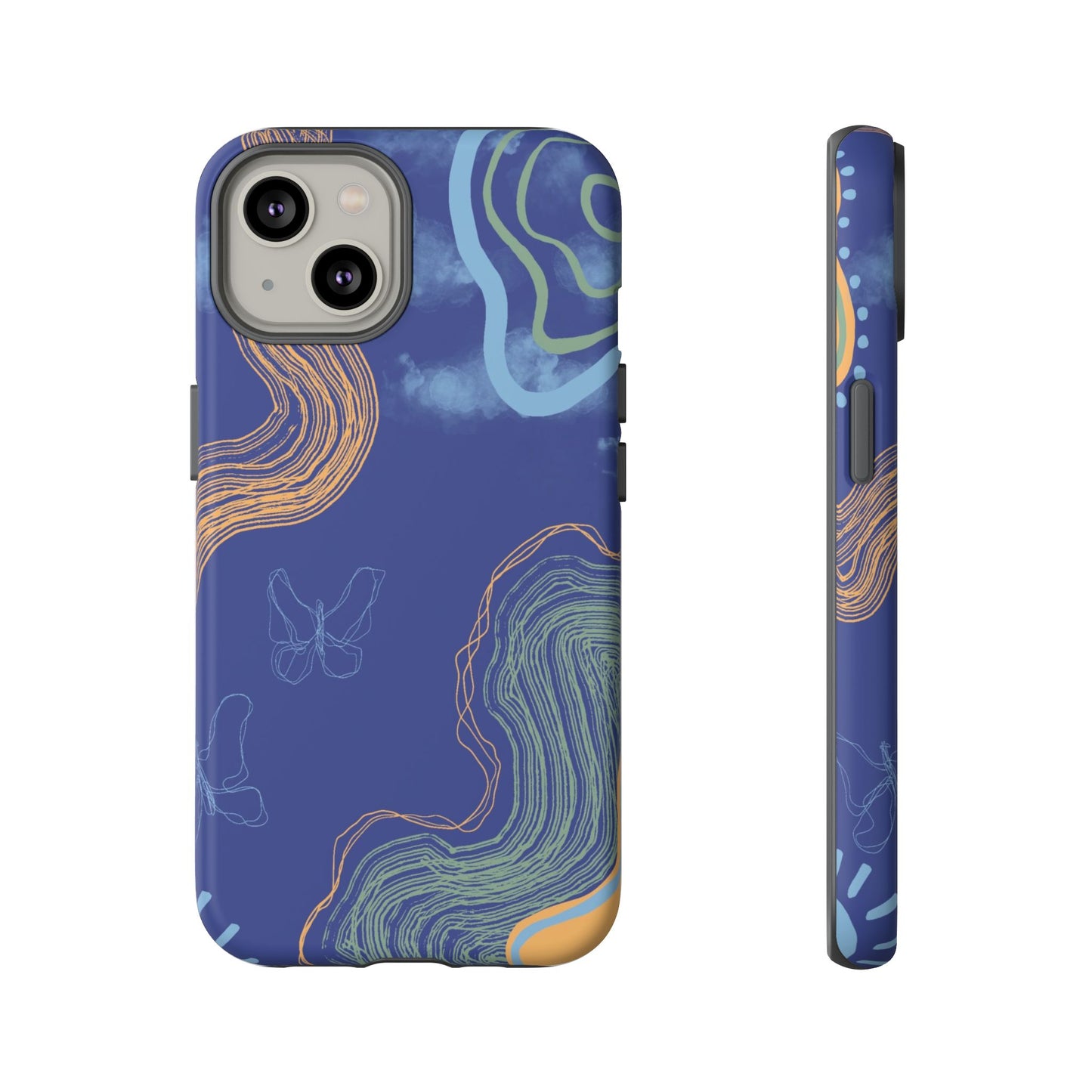 Artistic Phone Case, Abstract Phone Cover, Gift for Her, Modern Design, Boho Phone Case, Unique Phone Accessories