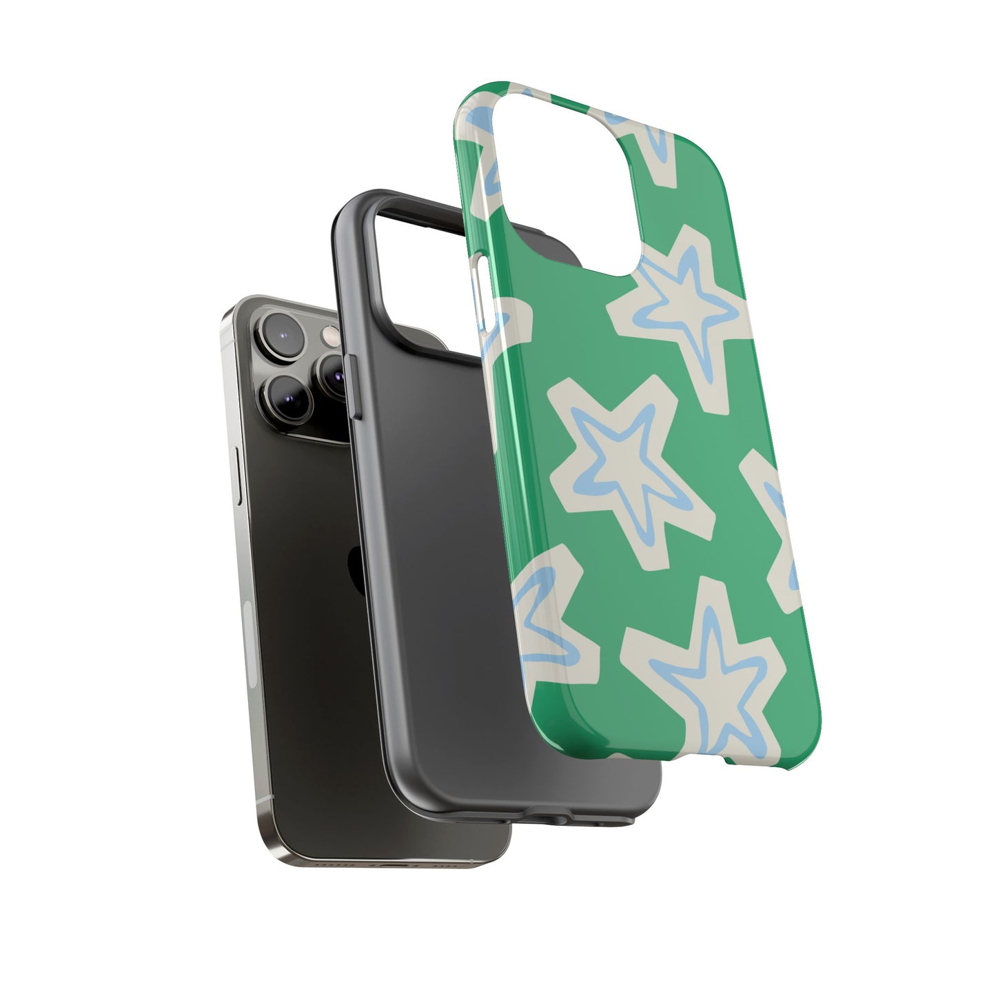 Retro Star Pattern Phone Case | Tough Cases, Colorful Cover for Phones, Phone Accessories, Gift for Her, Trendy Cases