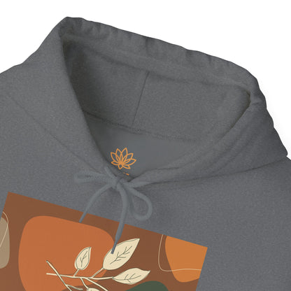 Botanical Design Unisex Hoodie, Cozy Sweatshirt for Nature Lovers, Gift for Friends, Autumn Fashion, Comfortable Casual Wear
